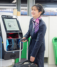 グランドスタッフ仕事風景